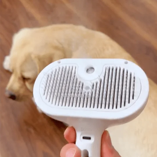 G'day Pets Steam Brush — White