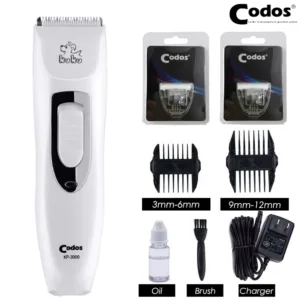 Codos KP3000 Professional Grooming Kit Cat Dog Hair Trimmer Rechargeable Electrical Pet Clipper Shaver Set Haircut Machine