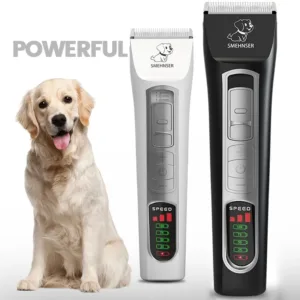Professional Dog Clipper High Power Dog Hair Cutter Low Noise Pet Trimmer Grooming Clippers with Guard Combs for Animals