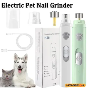Electric Dog Nail Grinder Pet Nail Clipper USB Rechargeable