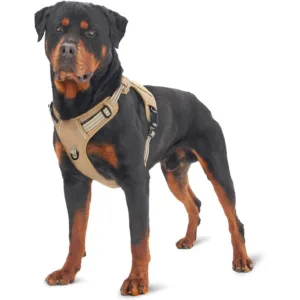 Painless No Pull Large Dog Tactical Harness Military-Style Vest with Reflective Straps & Secure Control Handle